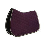 Equithème - Tapis de selle Coco prune