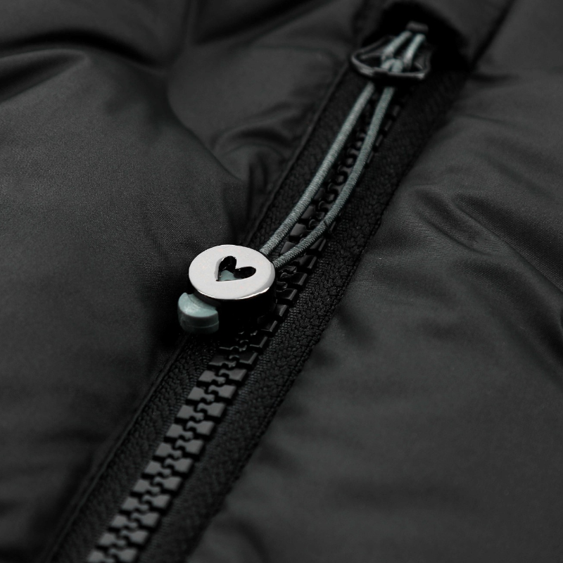 Equithème - Veste matelassée manches longues femme Je T'aime EQ-Daria noir