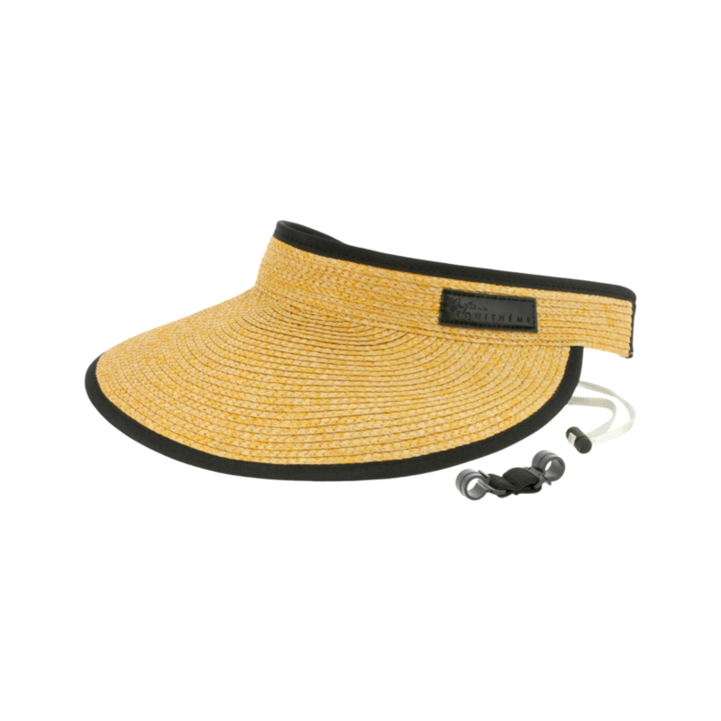Equithème - Visière anti-UV pour casque raphia