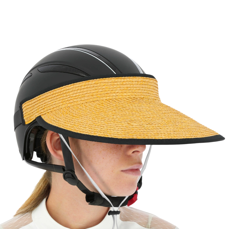 Equithème - Visière anti-UV pour casque raphia