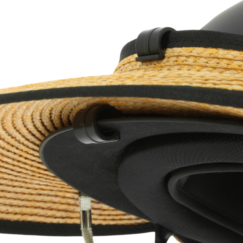 Equithème - Visière anti-UV pour casque raphia