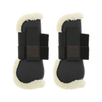 Equithème - Guêtres Boa noir | - Ohlala