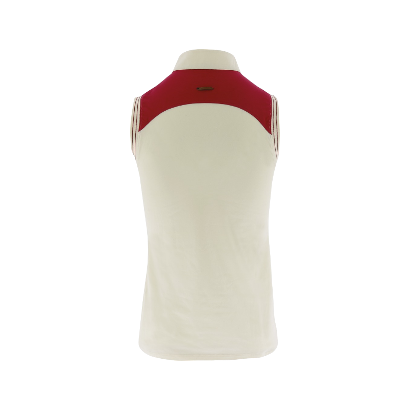 Equithème - Polo sans manches jersey écru | - Ohlala