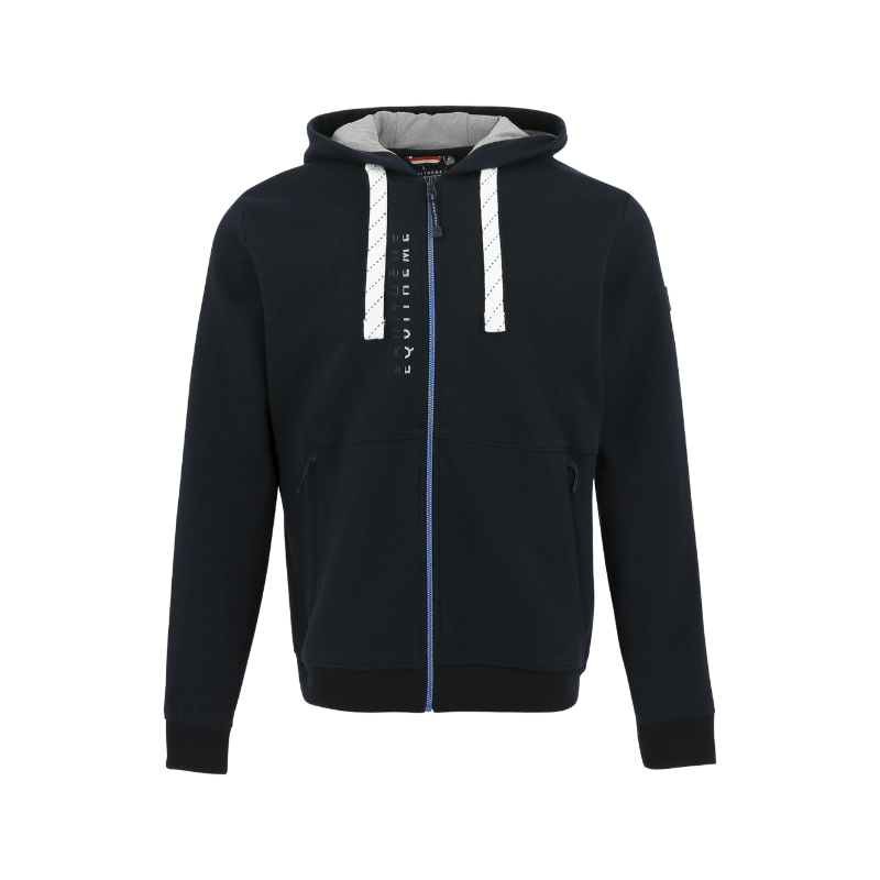 Equithème - Sweat manches longues homme Herve marine | - Ohlala