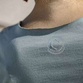 Equithème - T-shirt manches courtes femme Rehane édition "Je t'aime" vert sauge | - Ohlala