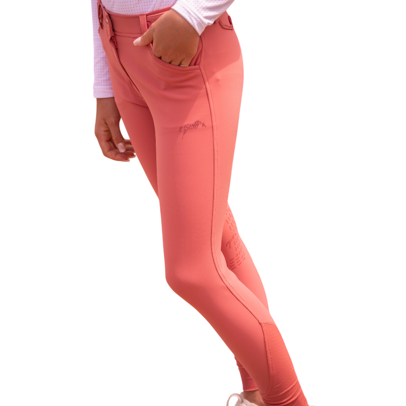 Eden by Pénélope - Pantalon d'équitation fille Élégance vieux rose