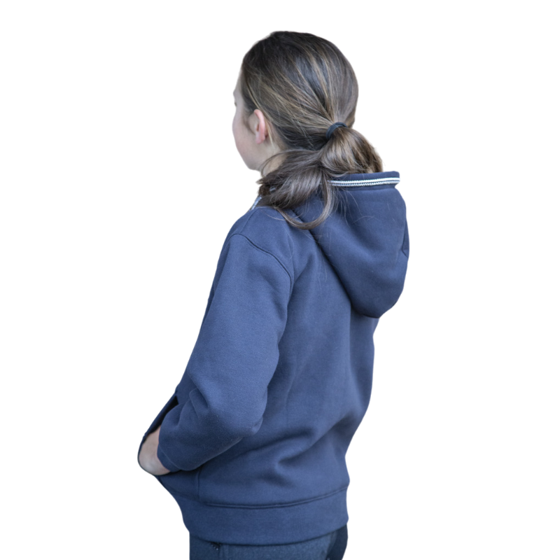 Eden by Pénélope - Sweat à capuche enfant Favorite marine