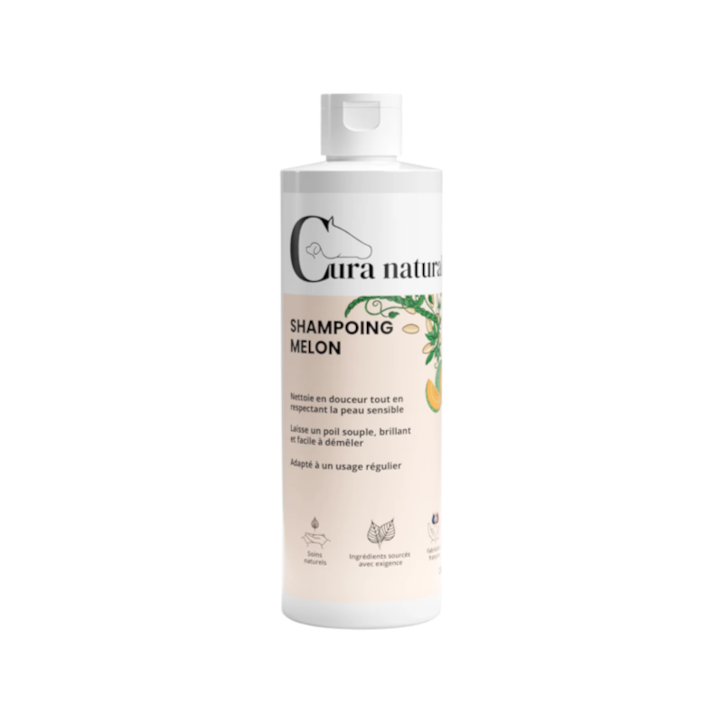 Cura Naturale - Édition limitée - Shampoing pour chevaux melon