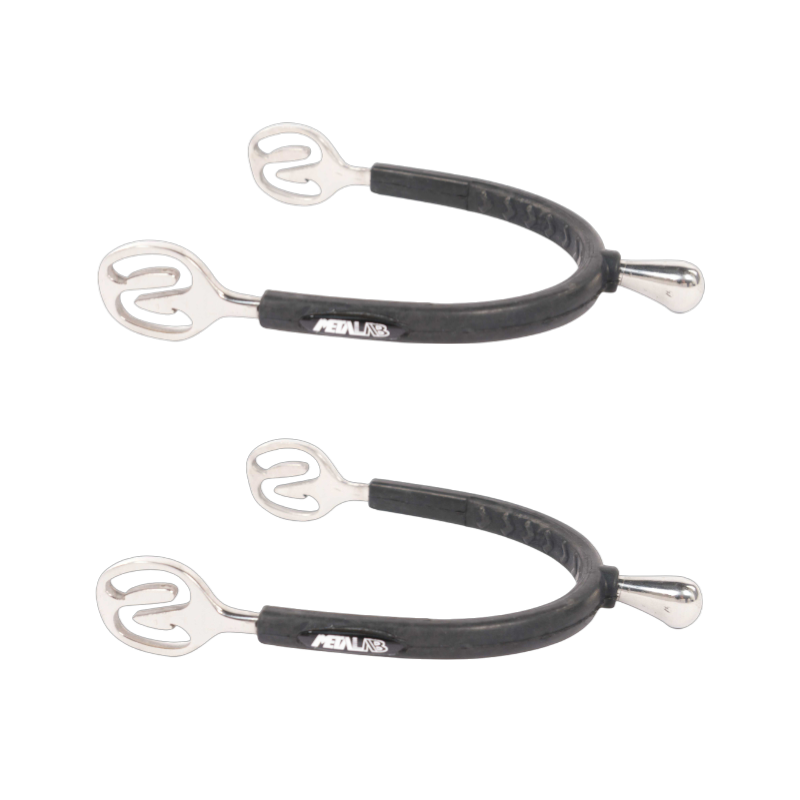 Metalab - Eperons Boule gainé caoutchouc 20mm