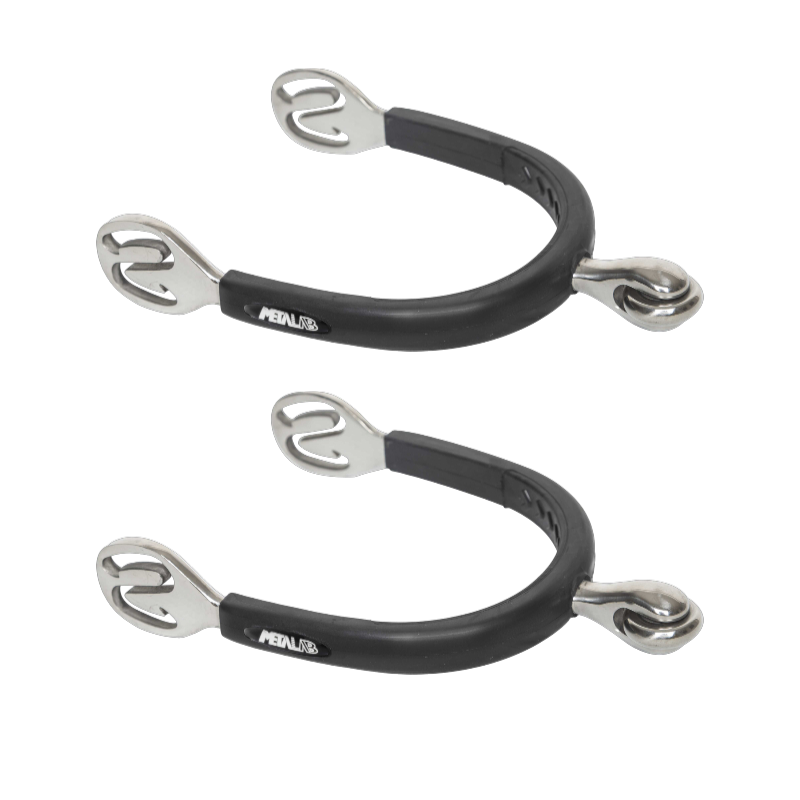 Metalab - Eperons Horizo Soft gainé caoutchouc 30mm