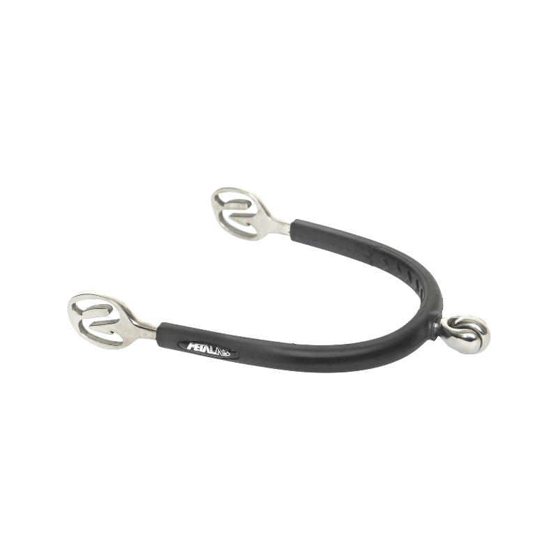 Metalab - Eperons Vertical Soft gainé caoutchouc 30mm