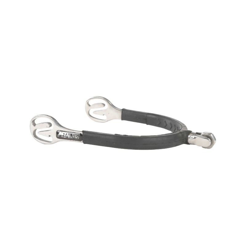 Metalab - Eperons à Molette Hexa gainé caoutchouc 30mm