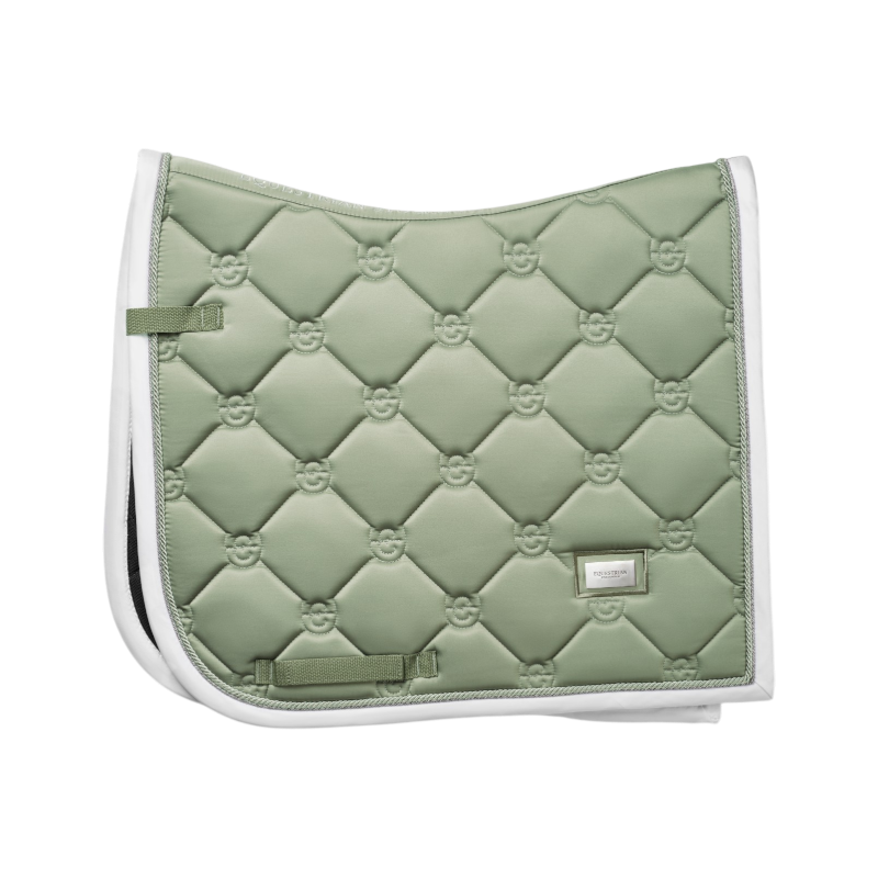 Equestrian Stockholm - Dressuurpad Pastel pistachio white | - Ohlala