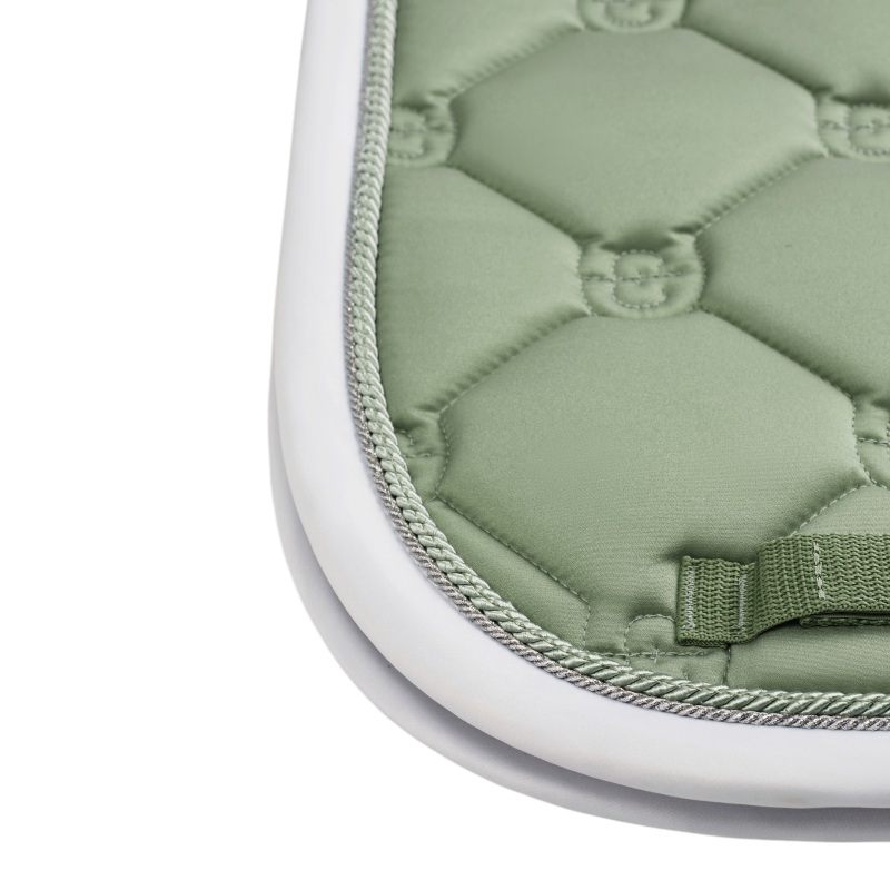 Equestrian Stockholm - Dressuurpad Pastel pistachio white | - Ohlala