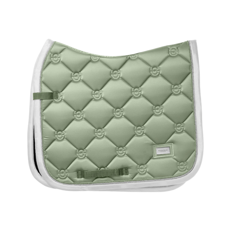 Equestrian Stockholm - Dressuurpad Pastel pistachio white | - Ohlala