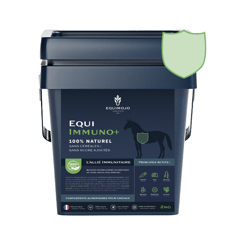 Equimojo - Complément alimentaire soutien immunitaire Equi-Immuno+