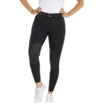 Equithème - Pantalon d'équitation femme Yolande noir | - Ohlala