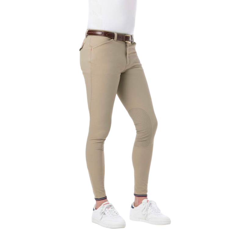 Equithème - Pantalon d'équitation homme Eliot beige | - Ohlala