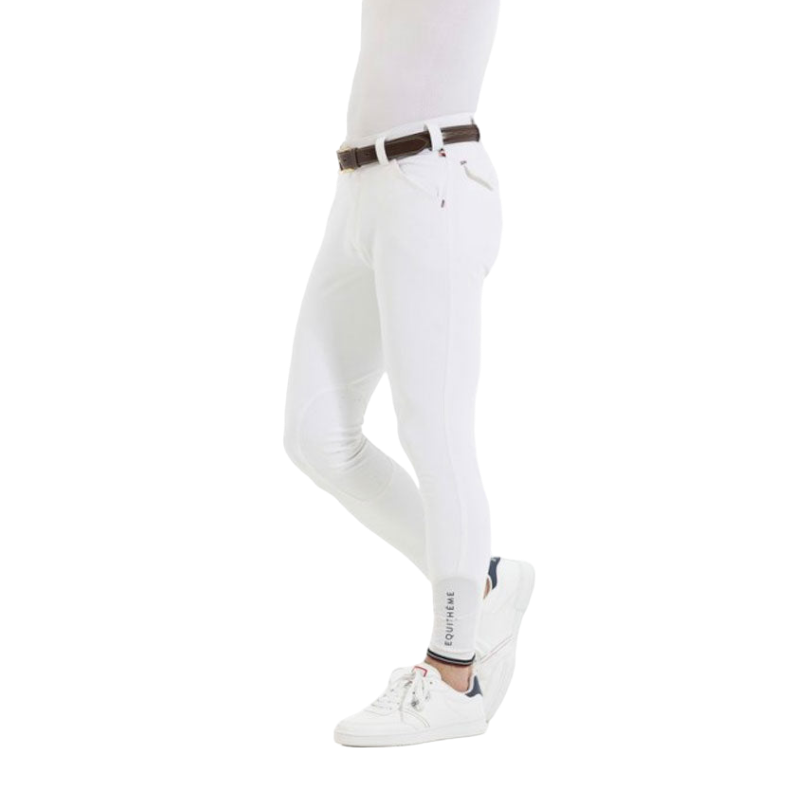 Equithème - Pantalon d'équitation homme Eliot blanc | - Ohlala