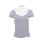 Equithème - Polo manches courtes femme Lerma violet | - Ohlala