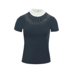 Equithème - Polo manches courtes femme London marine | - Ohlala