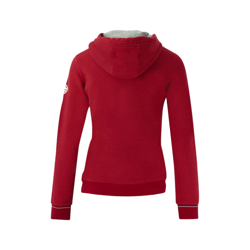 Equithème - Sweat à capuche femme Britney cerise | - Ohlala