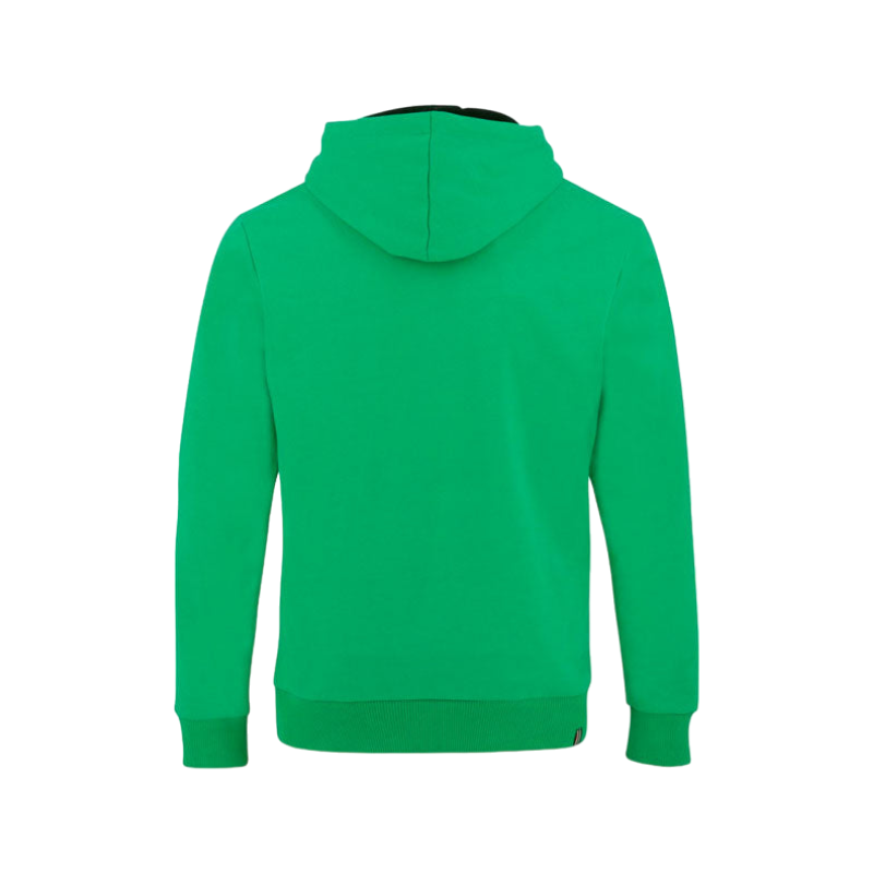 Equithème - Sweat à capuche unisexe Camille vert | - Ohlala