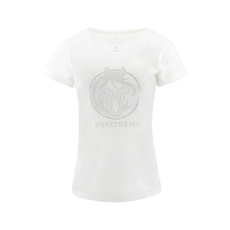 Equithème - T-shirt femme Magali blanc | - Ohlala