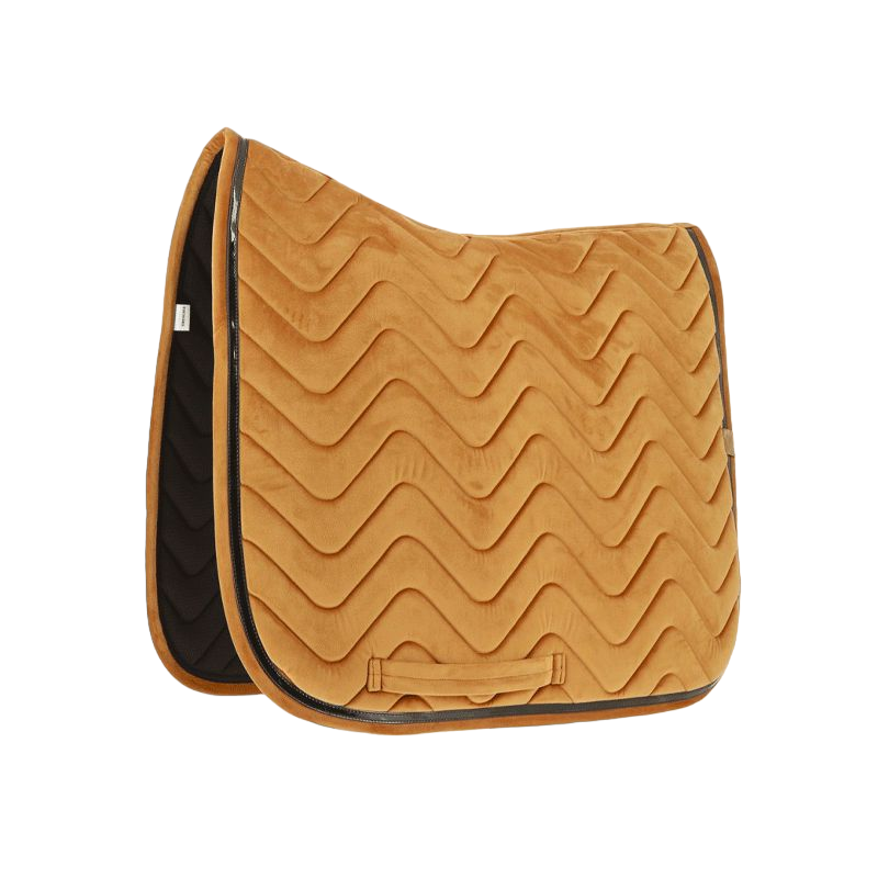 Equithème - Tapis de dressage Glossy orange | - Ohlala