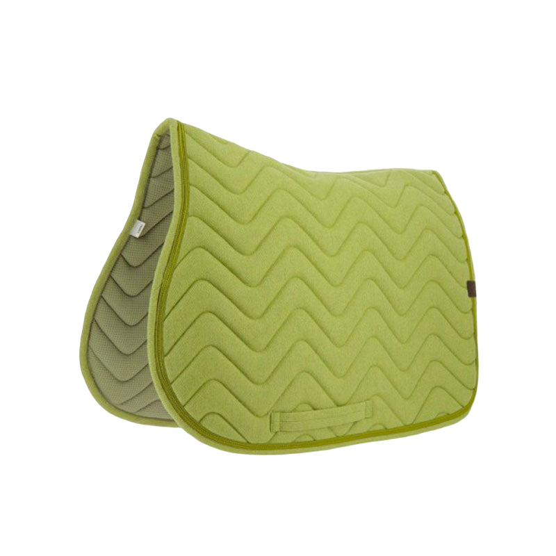 Equithème - Tapis de selle Chevron vert | - Ohlala