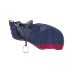 Equithème - Achterdekkleed Tyrex gevoerd fleece marine/bordeaux 1200D 0g | - Ohlala