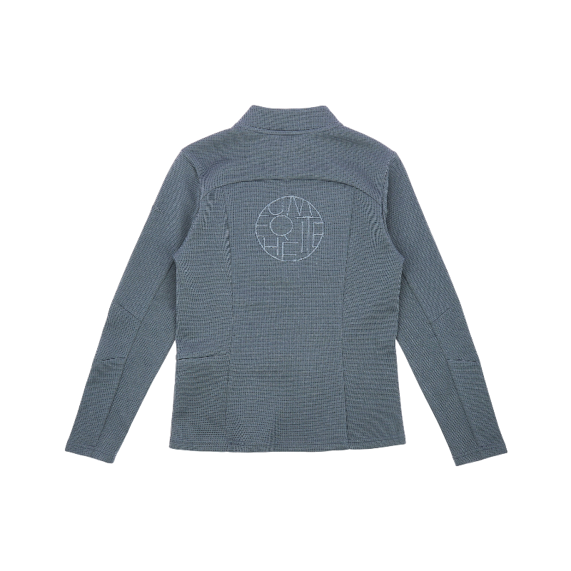 Equithème - Baselayer manches longues femme Originals Emily bleu/ gris