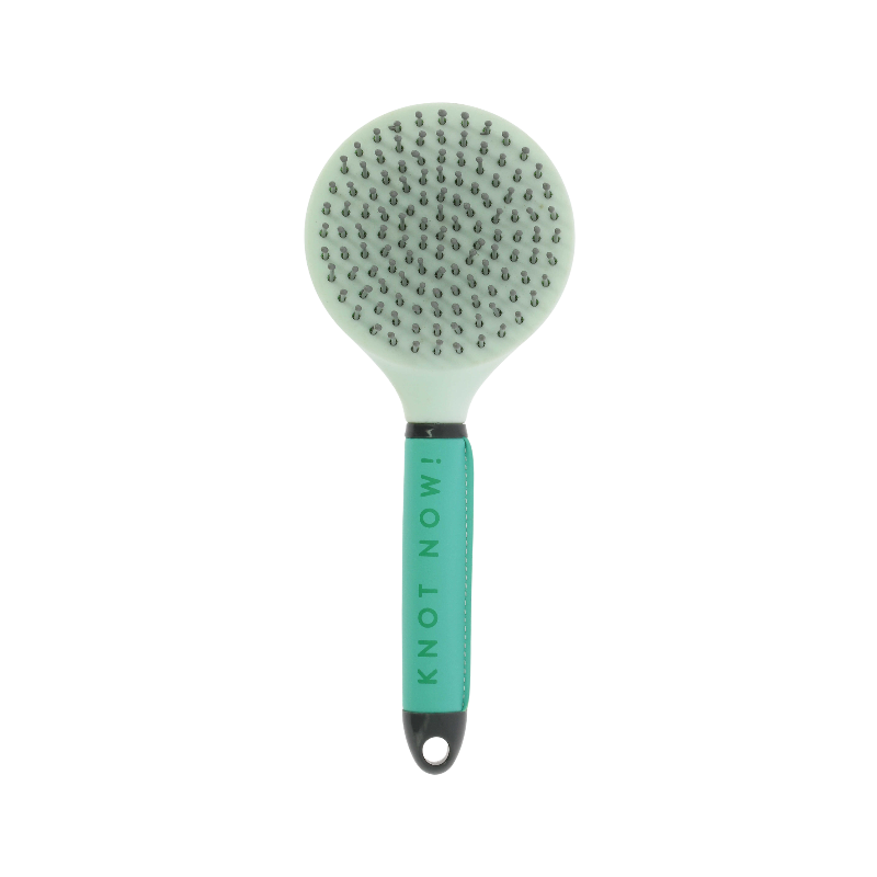 Equithème - Brosse à crinière Je t'aime aqua | - Ohlala