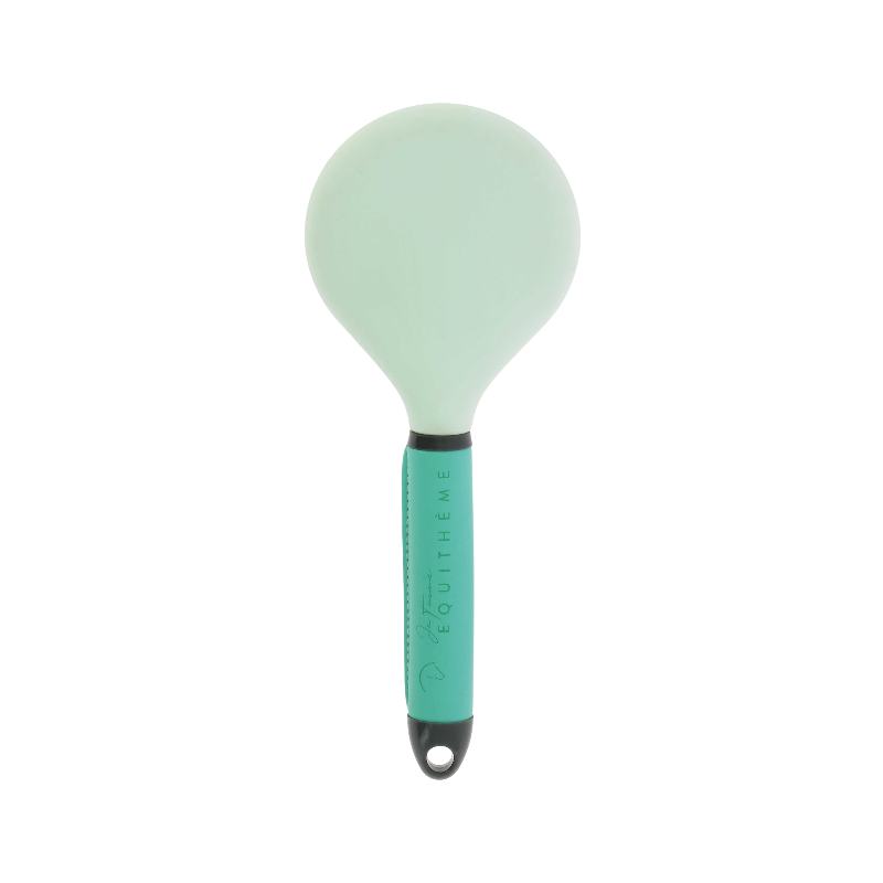 Equithème - Brosse à crinière Je t'aime aqua | - Ohlala