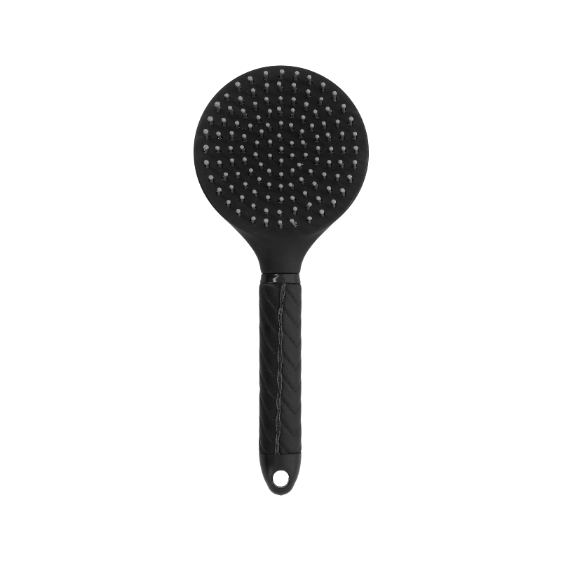 Equithème - Brosse à crins Je t'aime noir/ rose gold | - Ohlala