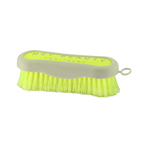 Equithème - Brosse de tête Je t'aime jaune fluo | - Ohlala