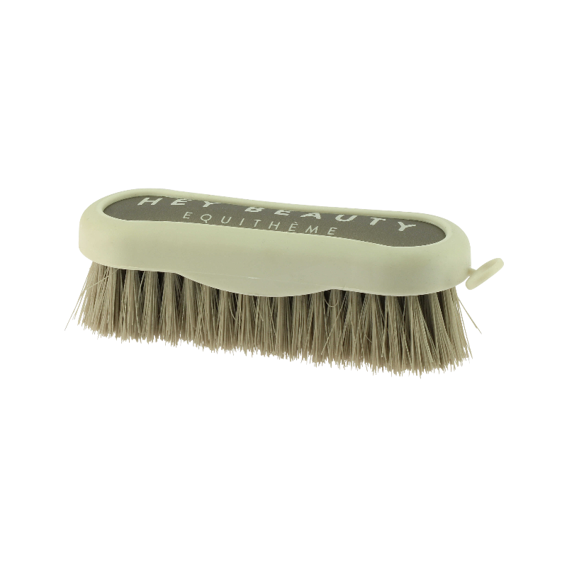 Equithème - Brosse de tête Je t'aime taupe | - Ohlala