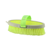 Equithème - Brosse douce Je t'aime jaune fluo | - Ohlala