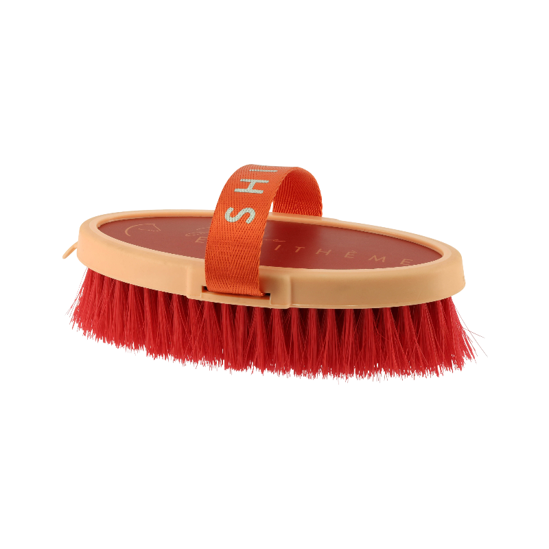 Equithème - Brosse douce Je t'aime melon