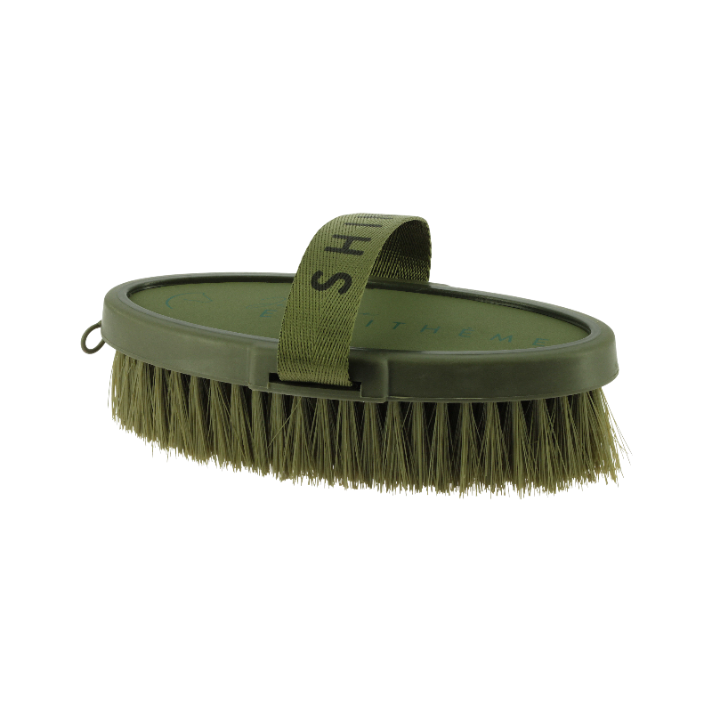 Equithème - Brosse douce Je t'aime olive