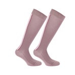Equithème - Classic driekleurige sokken oud roze (x1) | - Ohlala