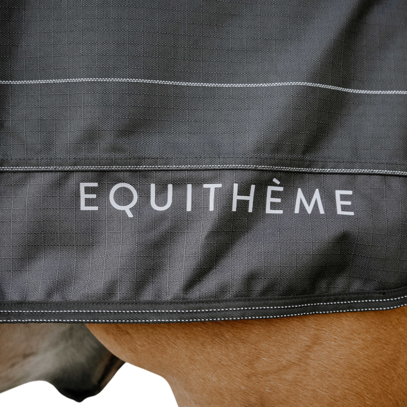 Equithème - Zwarte Tyrex Lumin zadeldek | - Ohlala