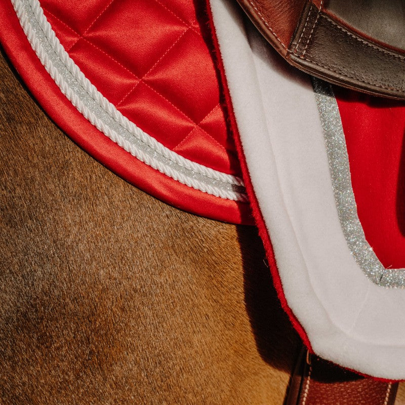 Equithème - Couvre-reins Xmas rouge