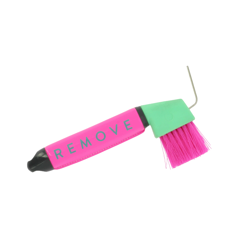 Equithème - Cure-pieds Je t'aime rose fluo