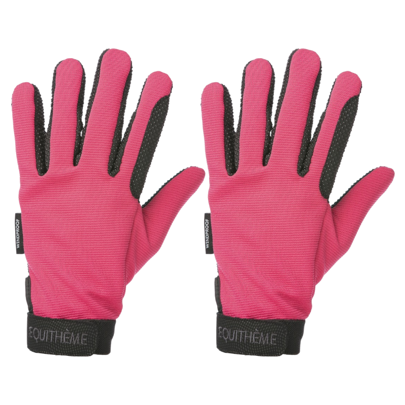 Equithème - Gants Knit Fuchsia