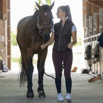Equithème - Mouwloos gilet dames Luna zwart | - Ohlala