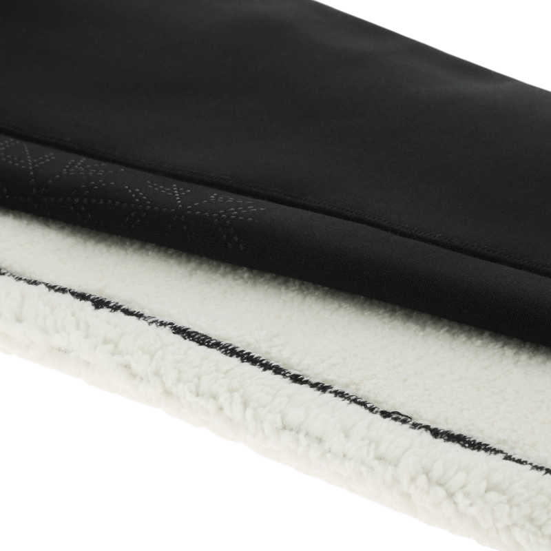 Equithème - Legging d'équitation polaire enfant Neva Je t'aime noir | - Ohlala