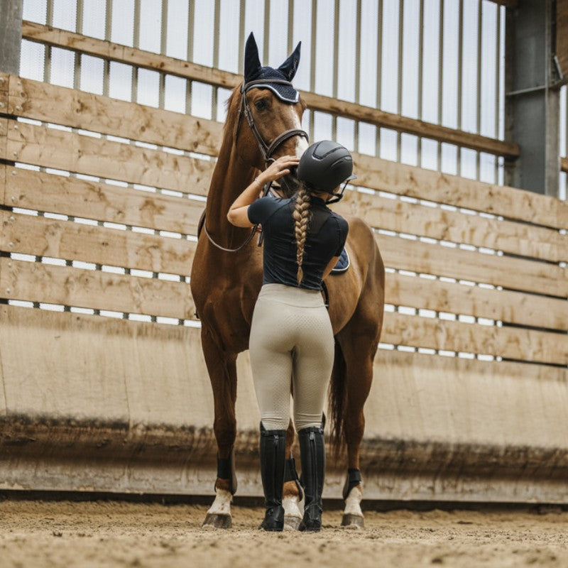 Equithème - Legging d'équitation femme Acacia beige