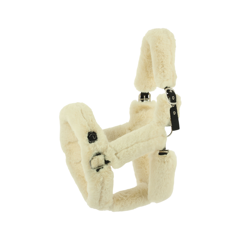 Equithème - Licol pour chevaux Snuggy Je t'aime écru