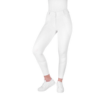 Equithème - Pantalon d'équitation femme Elsa Je t'aime blanc | - Ohlala